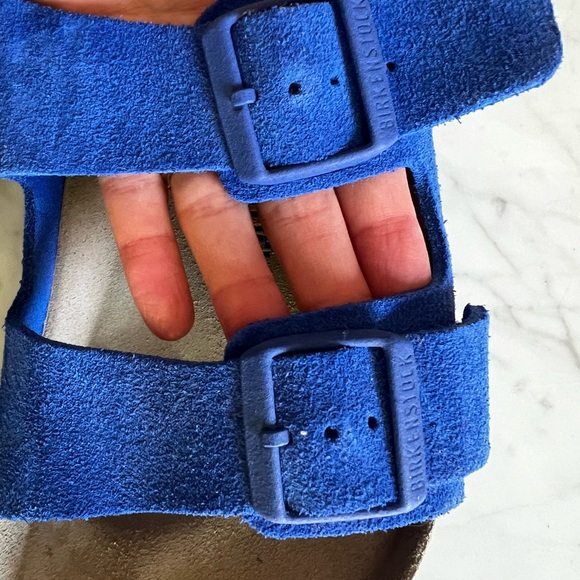 Birkenstock Arizona SFB VL Suede Sandals 'Ultra Blue' 1022298 size 43 - Picture 10 of 10